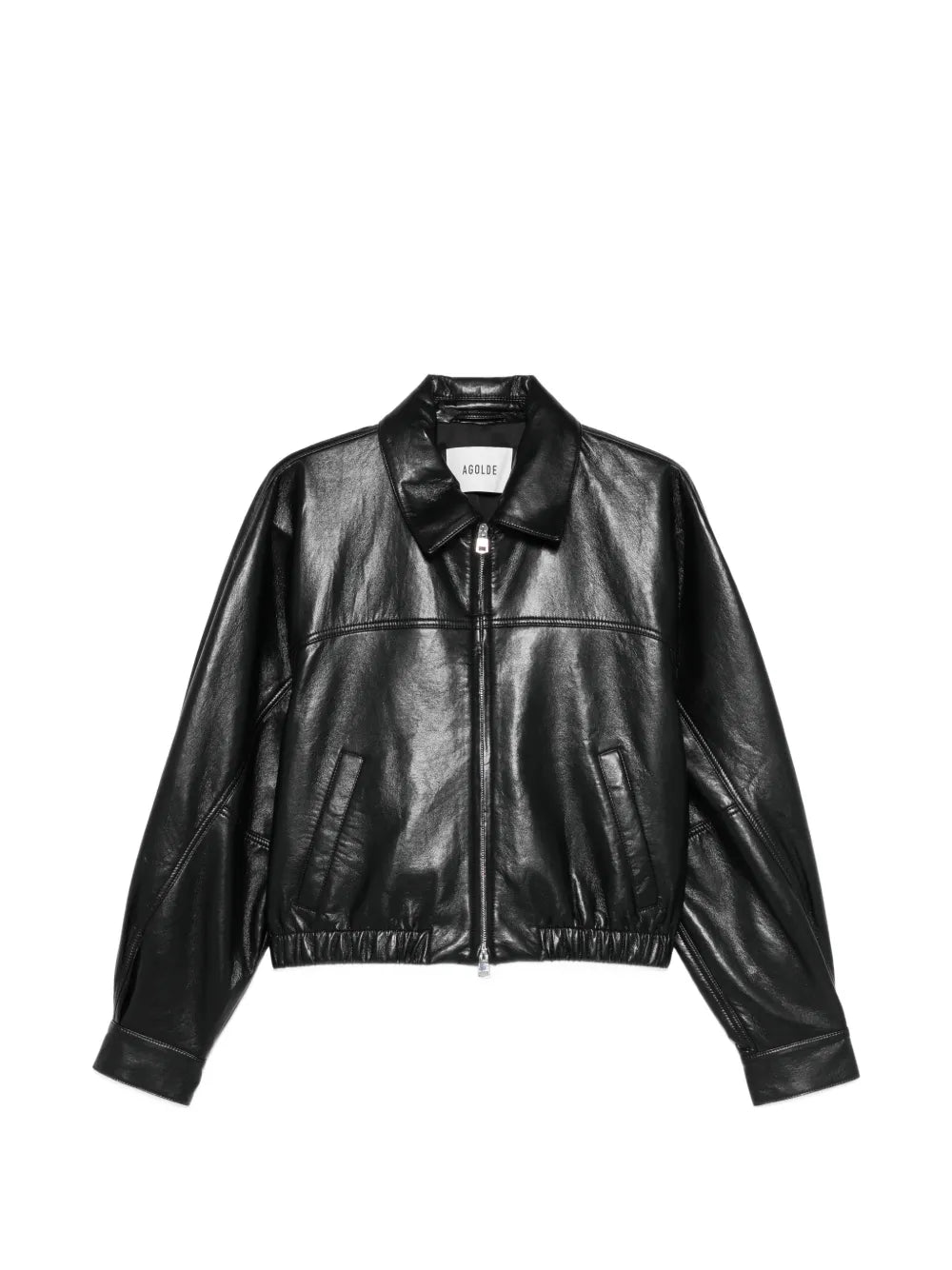 AGOLDE  Dixon Cocoon zip bomber jacket