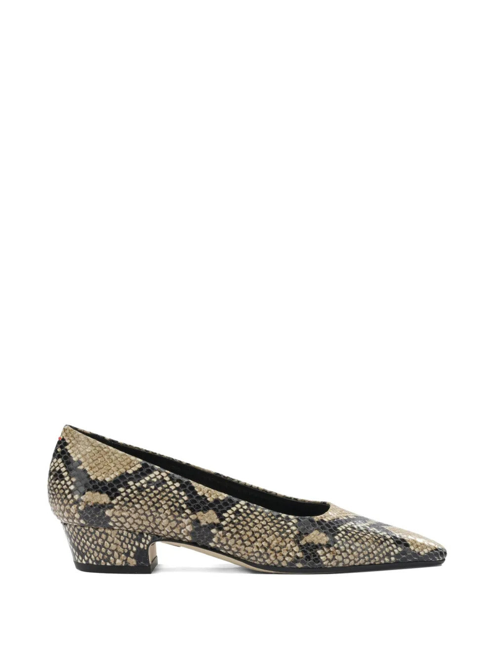 Aeyde  snake print heeled pumps