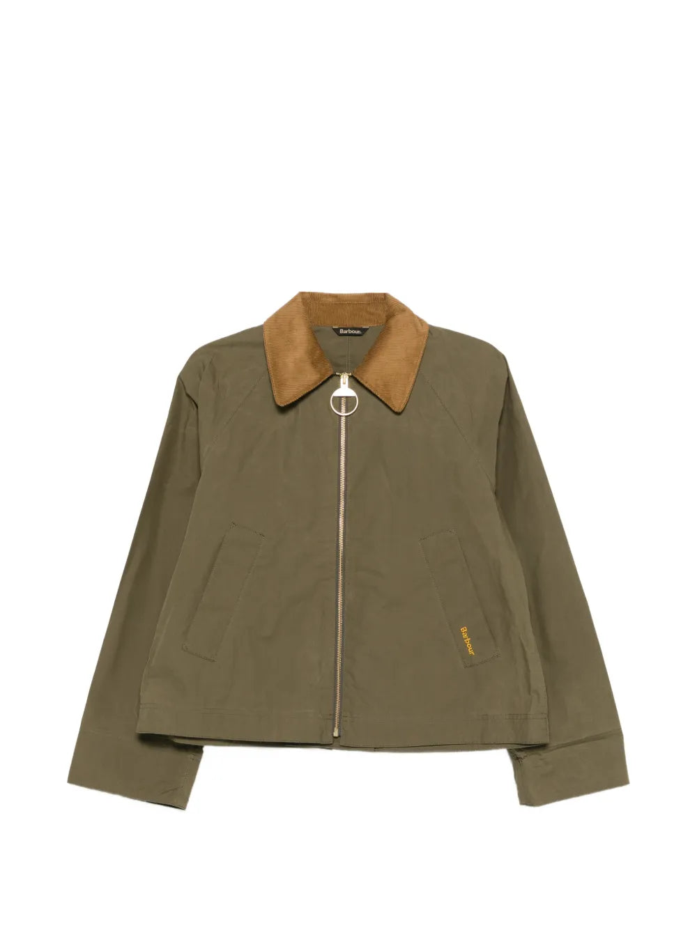 Barbour  corduroy-collar jacket