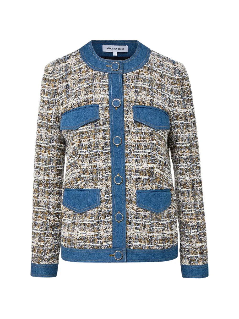 Veronica Beard  Ainslie tweed pocket jacket