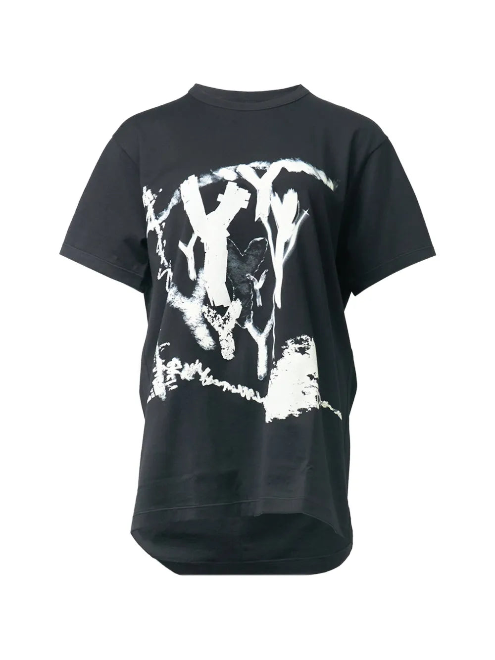 Y's  round-neck graphic T-shirt