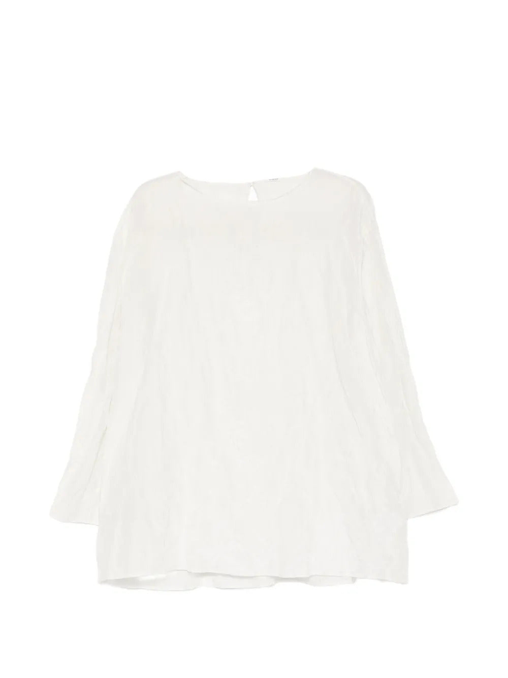YEAREAST crease-effect long-sleeve top
