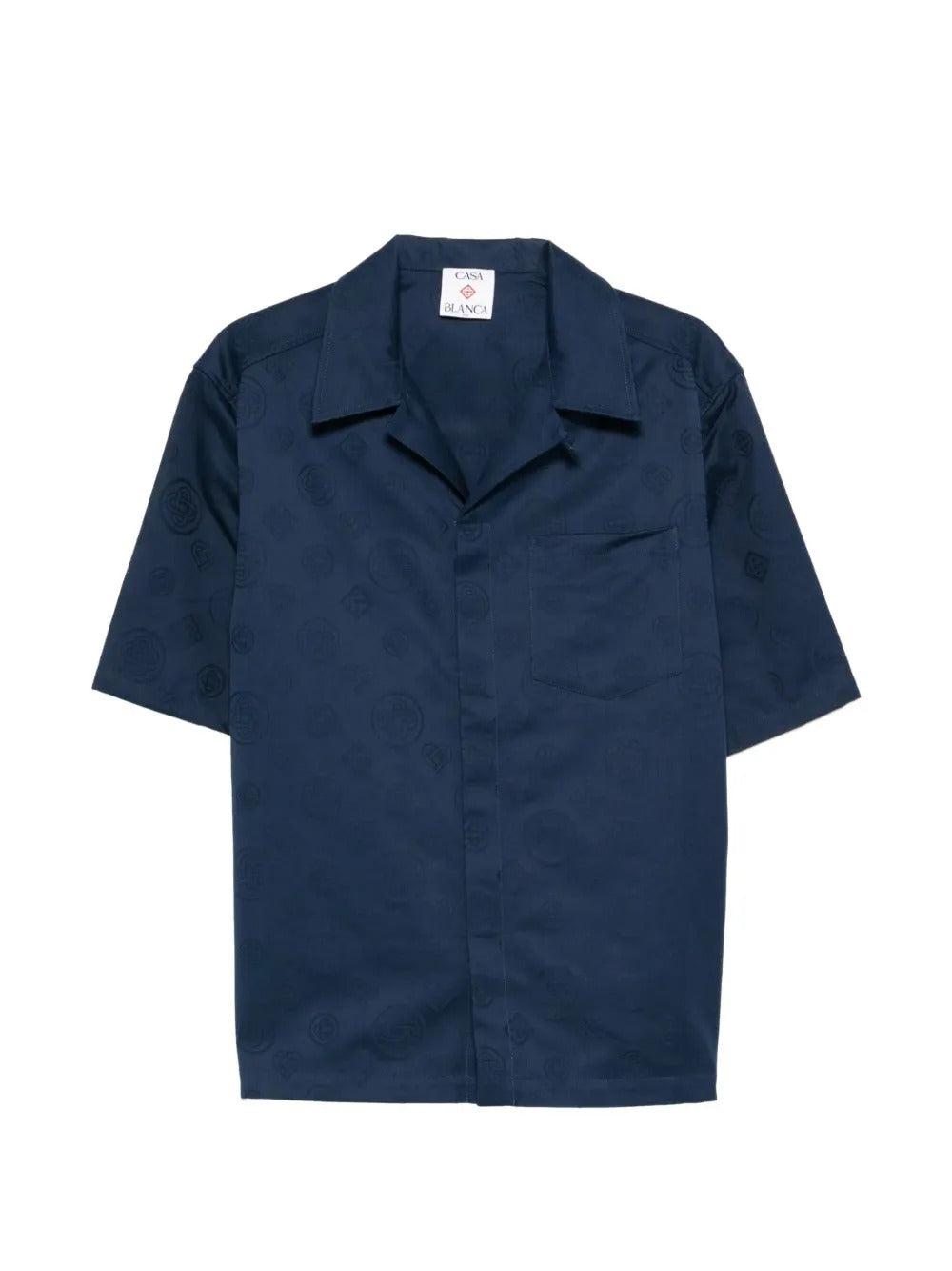 Casablanca  monogram-print shirt