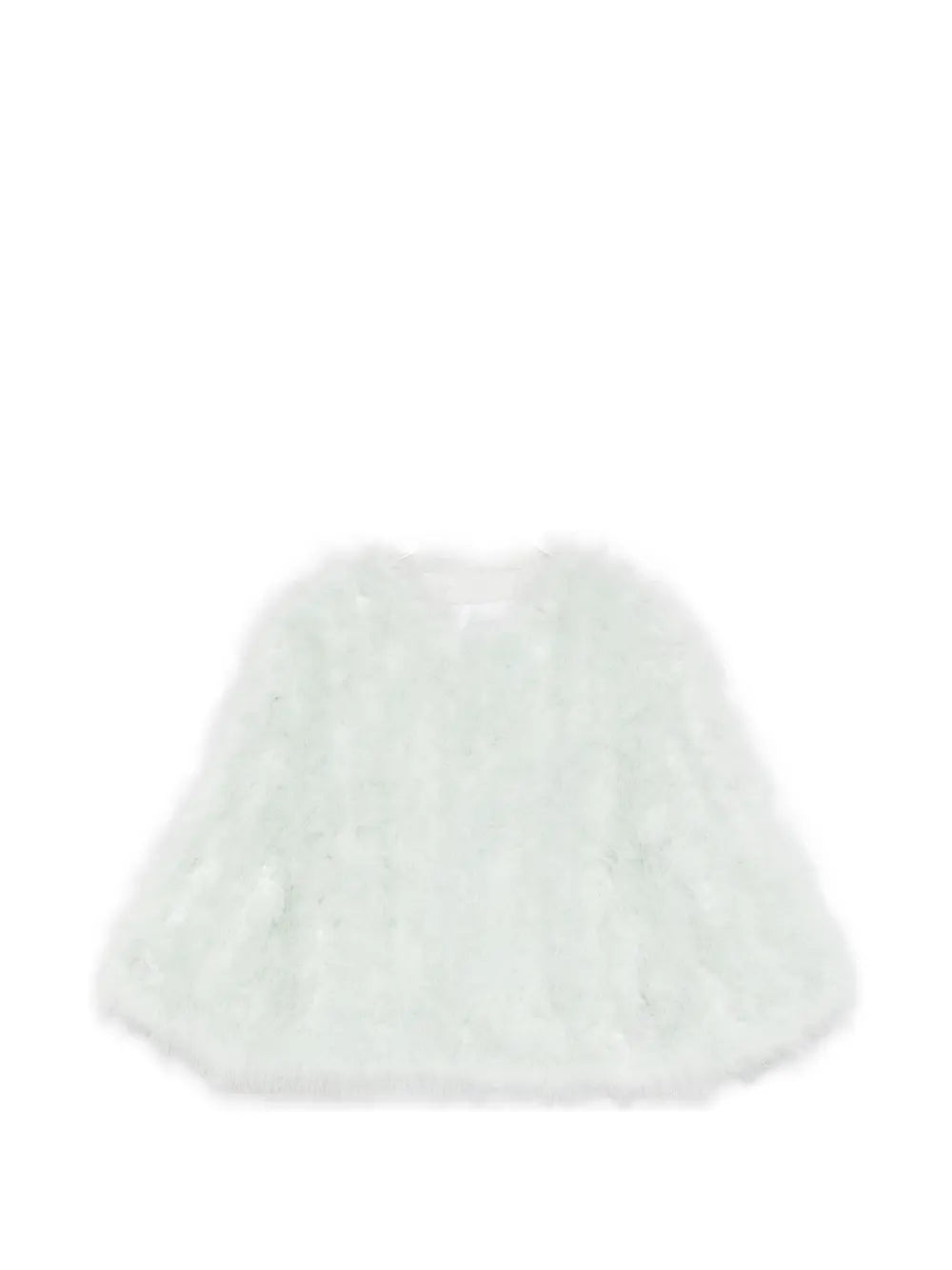 Yves Salomon  round neck jacket