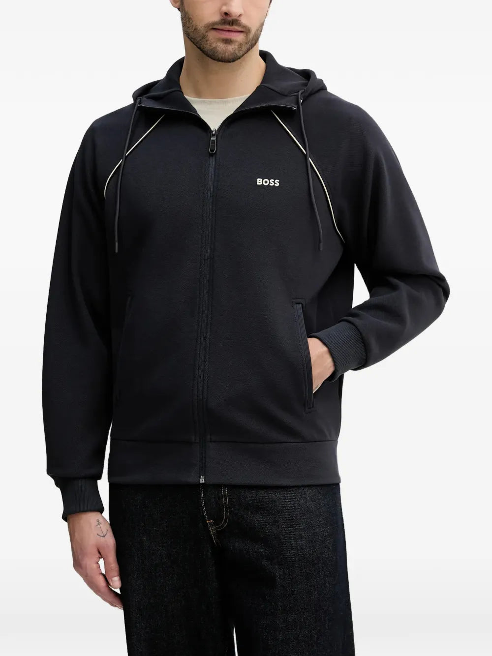 BOSS  zip-up hoodie
