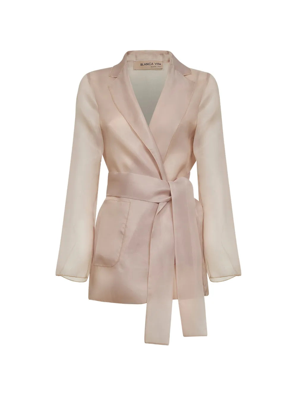Blanca Vita  lapel belted jacket