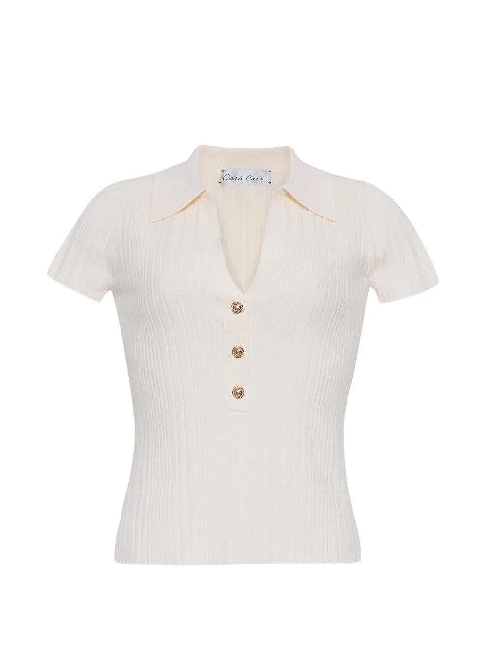 Cara Cara  Ivanna button ribbed top