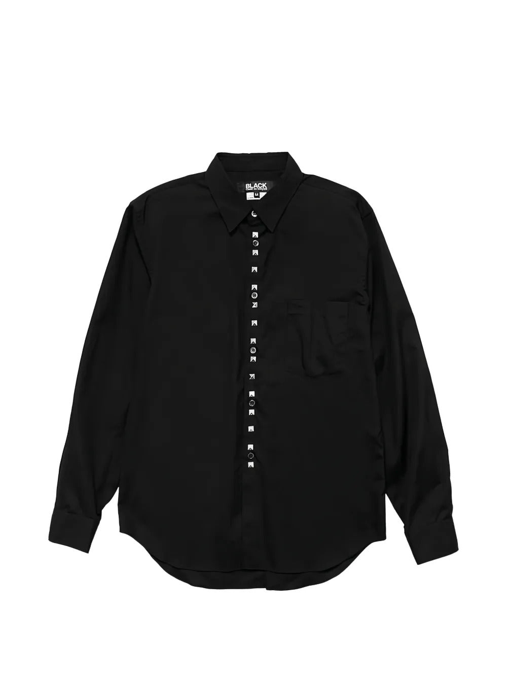 Black Comme Des Garçons  studded shirt