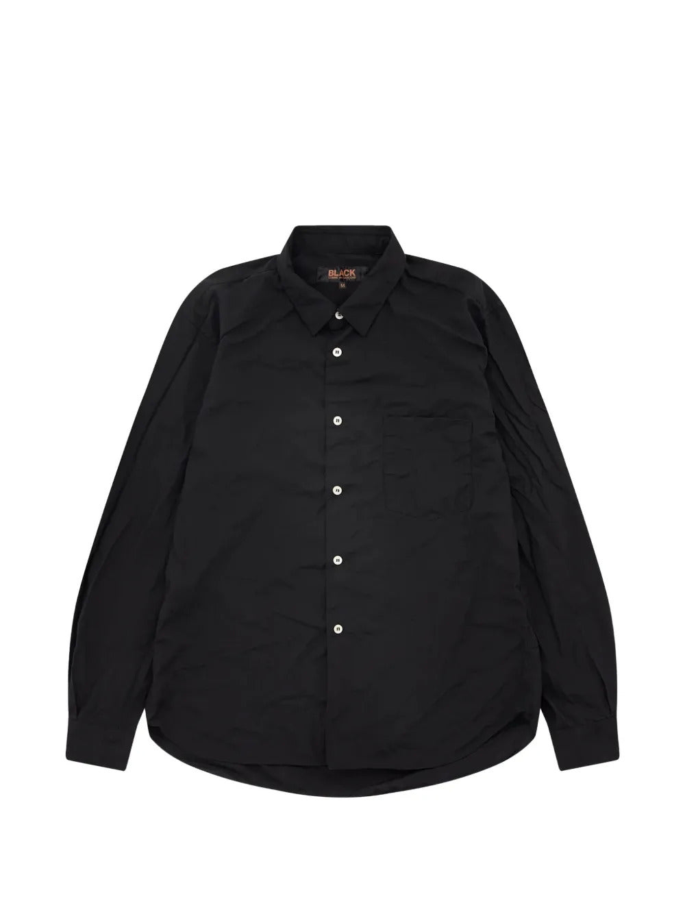 Black Comme Des Garçons  pocket collared shirt