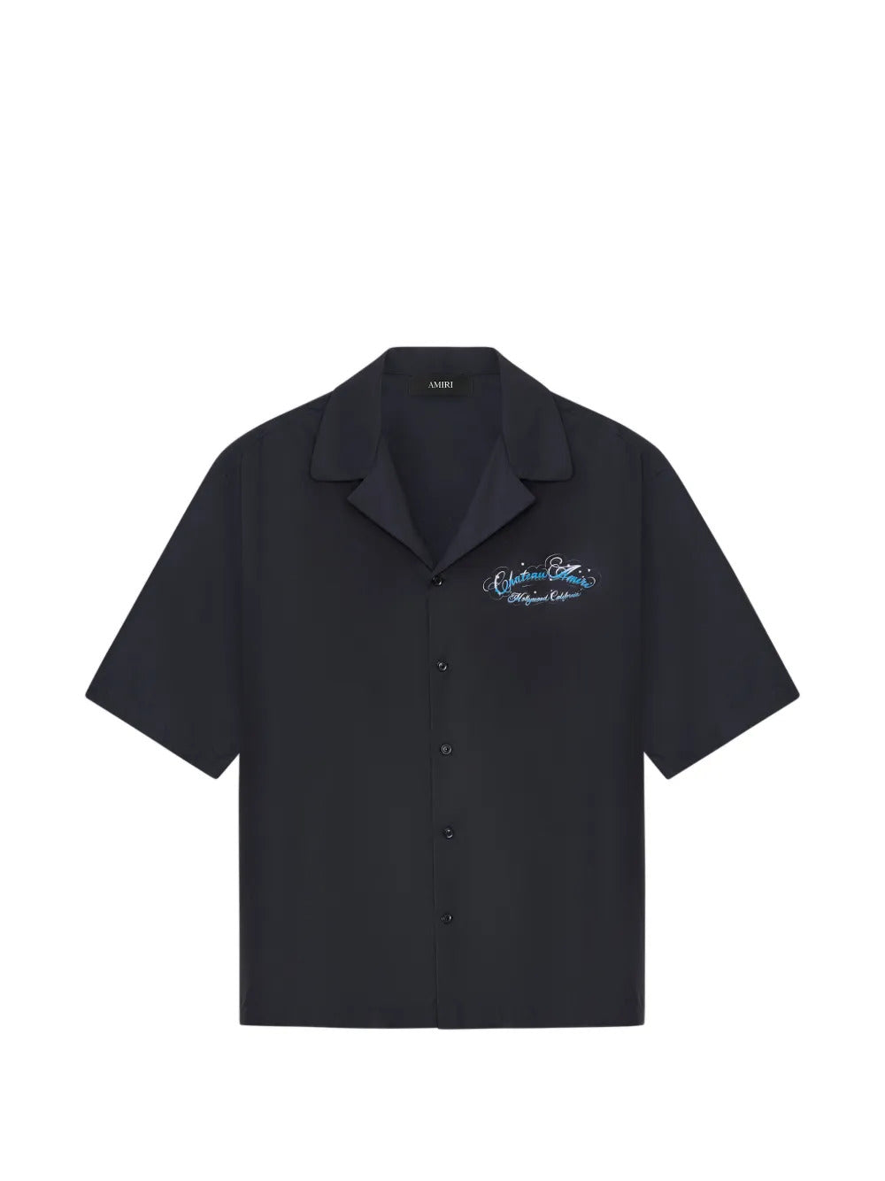 AMIRI  logo-detail camp shirt