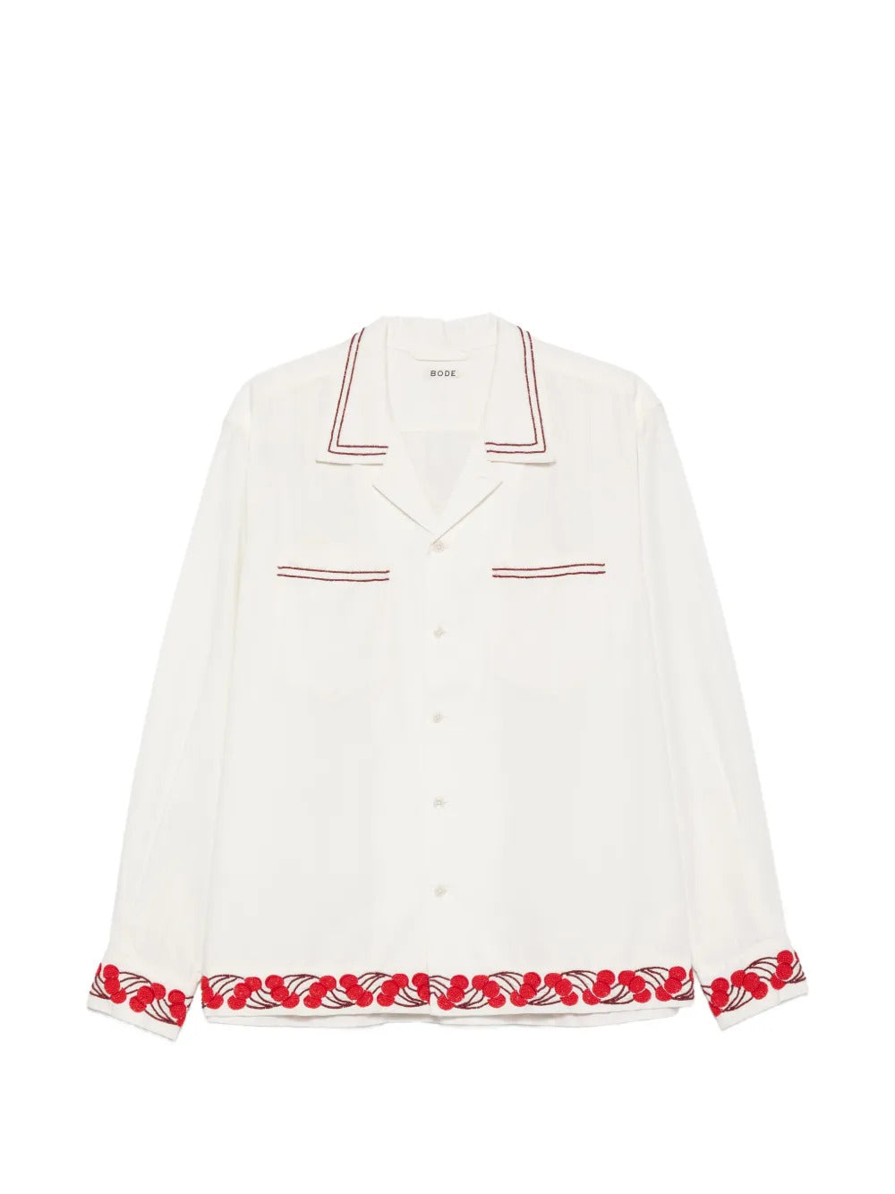 BODE  Cherry Lane beaded shirt