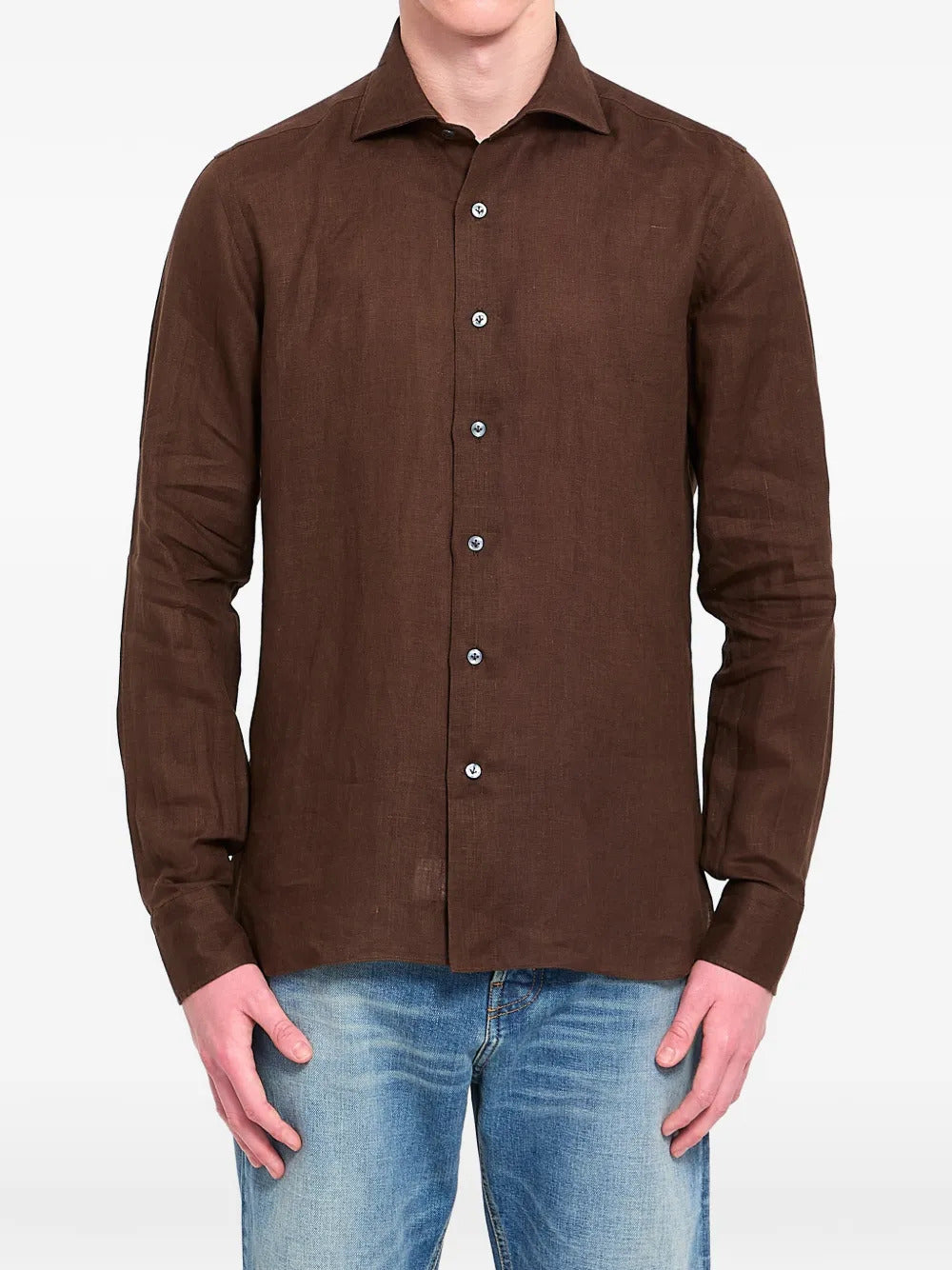 BORRIELLO NAPOLI  button long-sleeve shirt