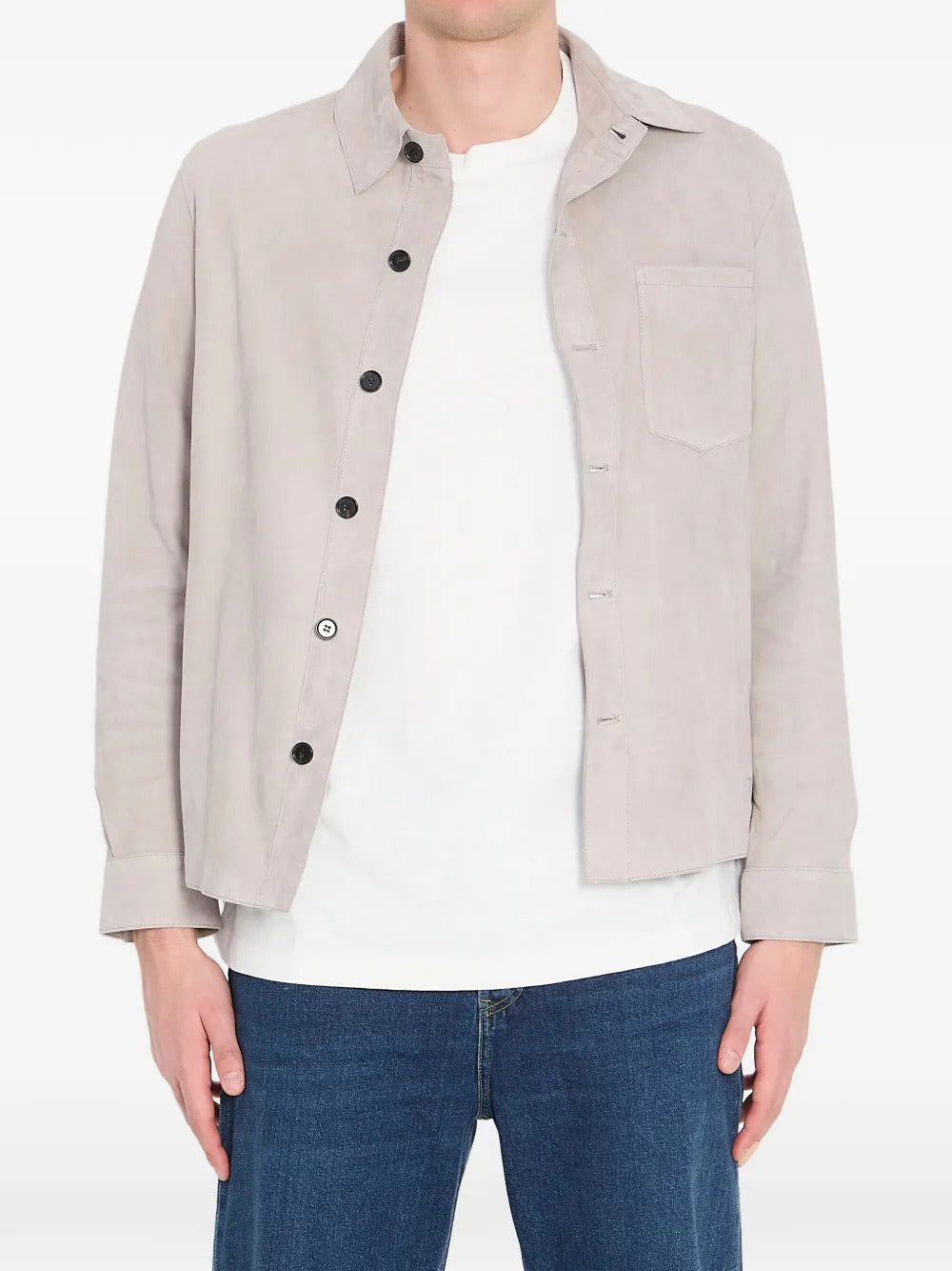Arma  suede buttoned overshirt
