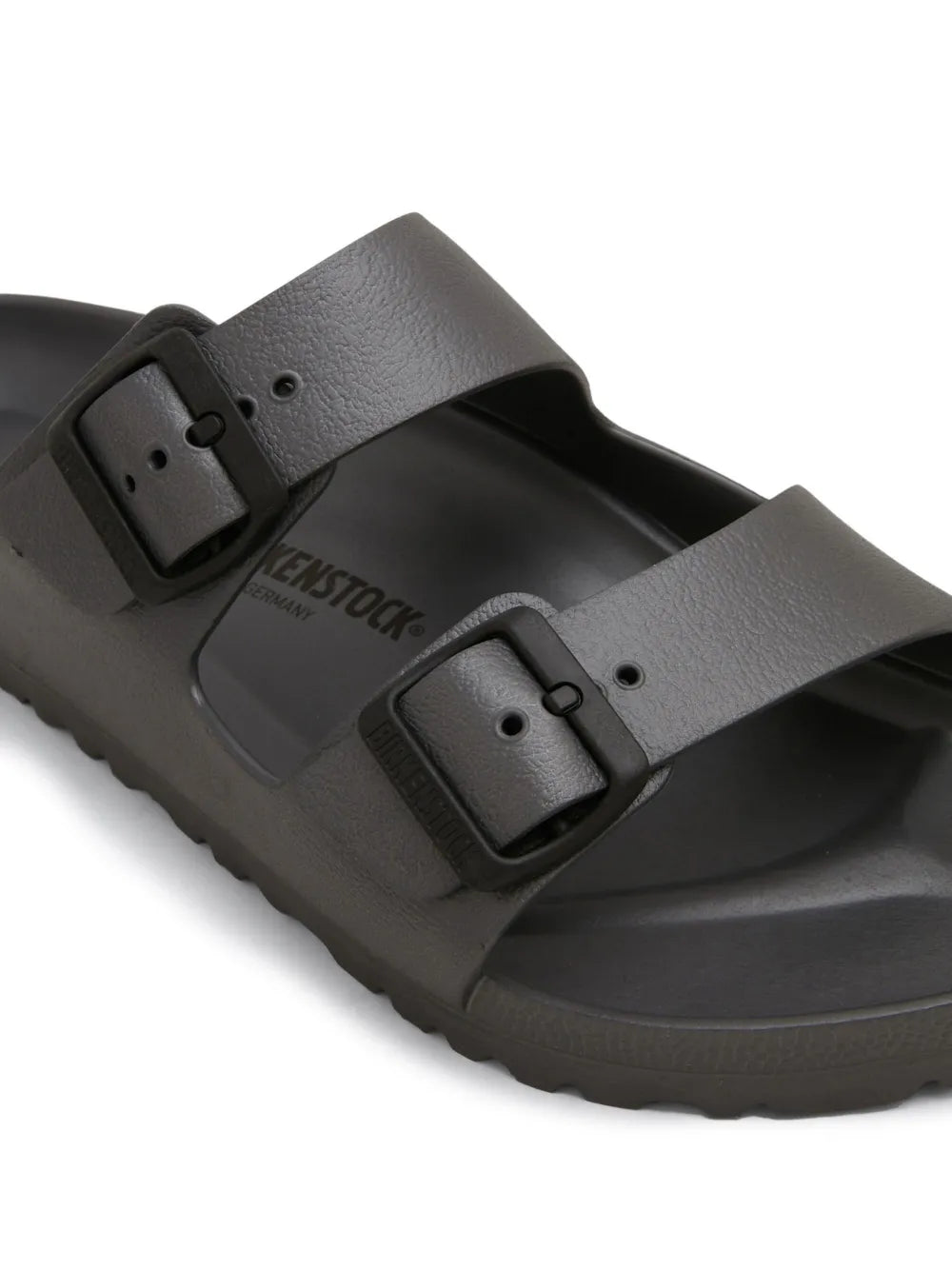 Birkenstock  logo-debossed double-strap slides