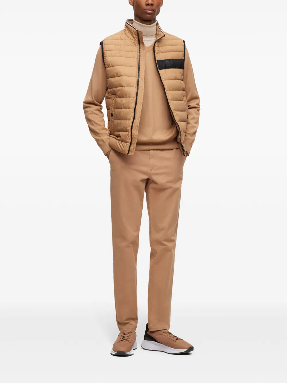 BOSS  mid-rise slim-fit jeans