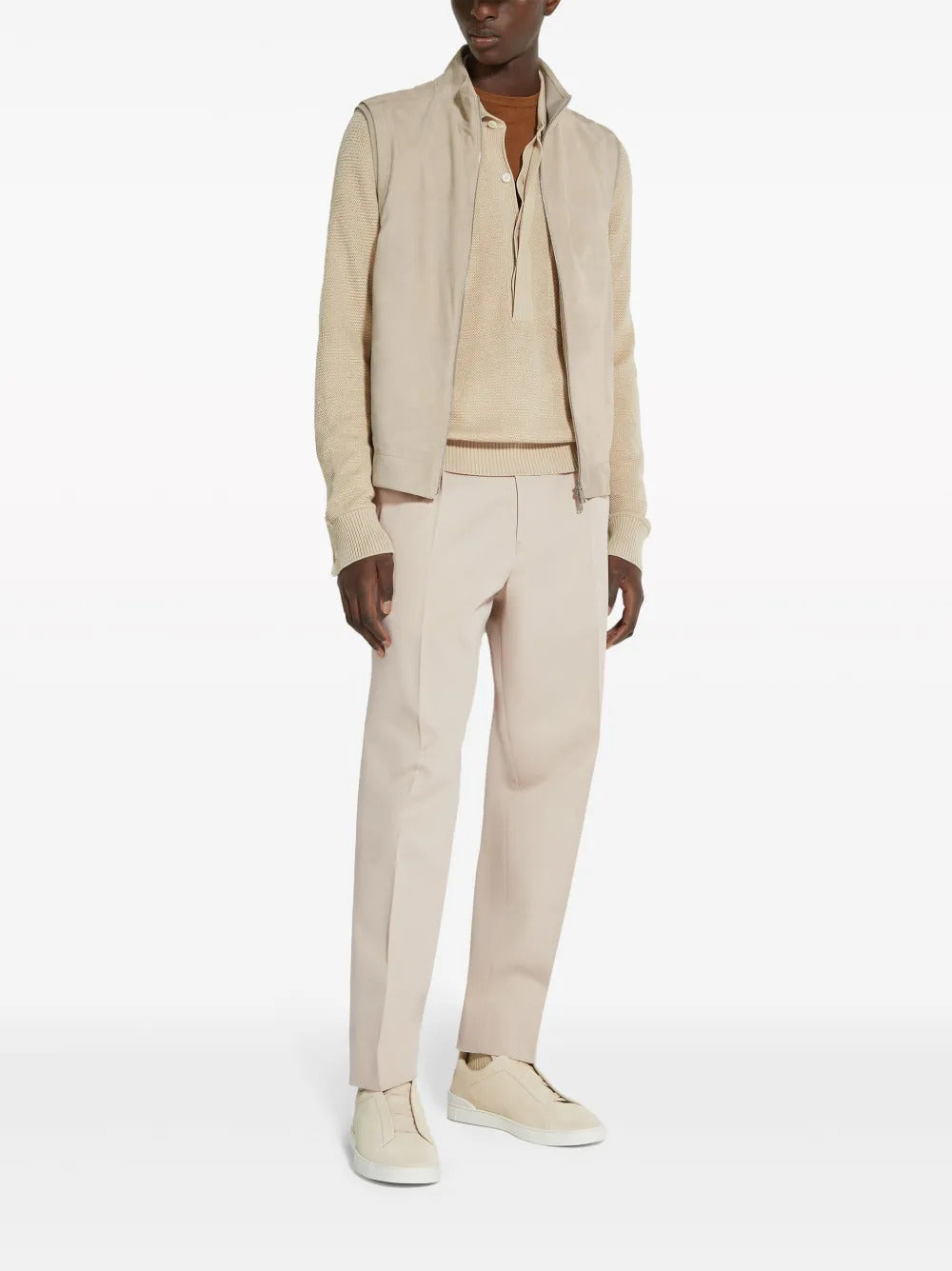 Zegna  tapered tailored trousers