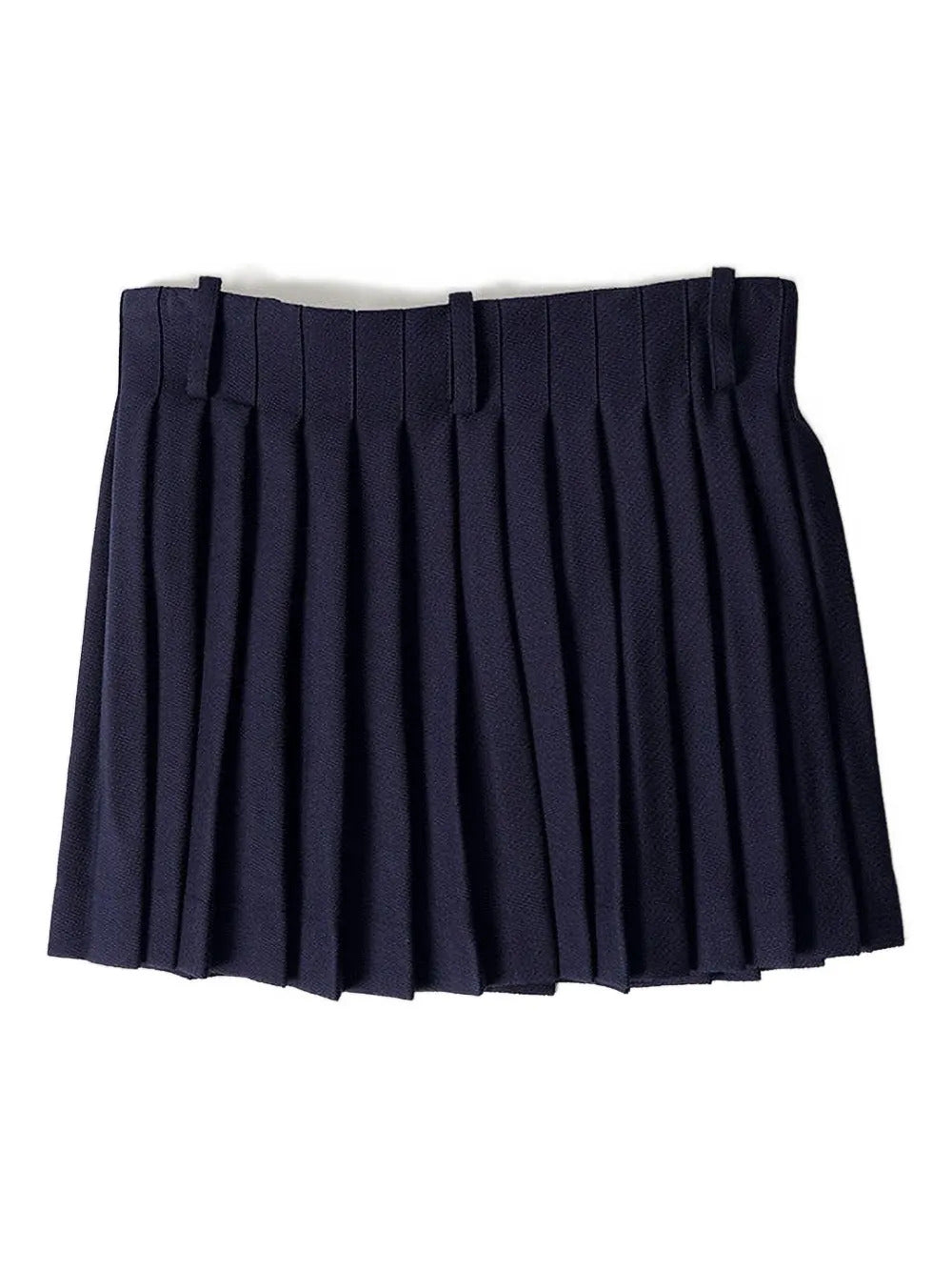 AMI Paris virgin wool pleated skirt