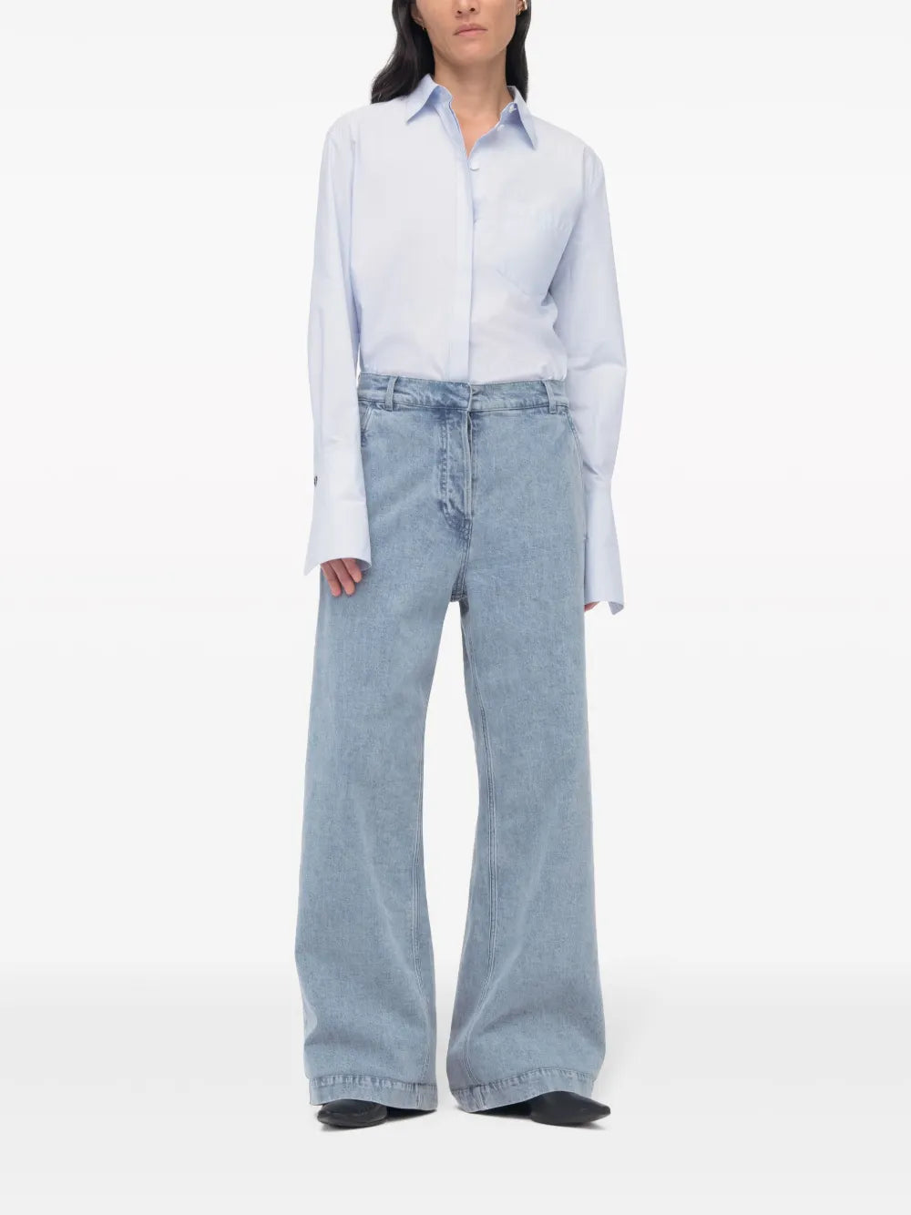 Another Tomorrow  wide-leg jeans