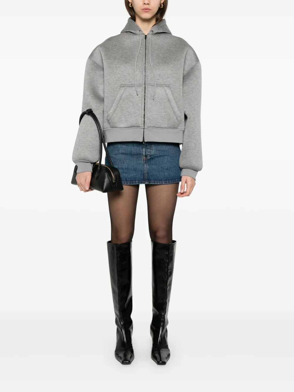 WARDROBE.NYC scuba-jersey hoodie