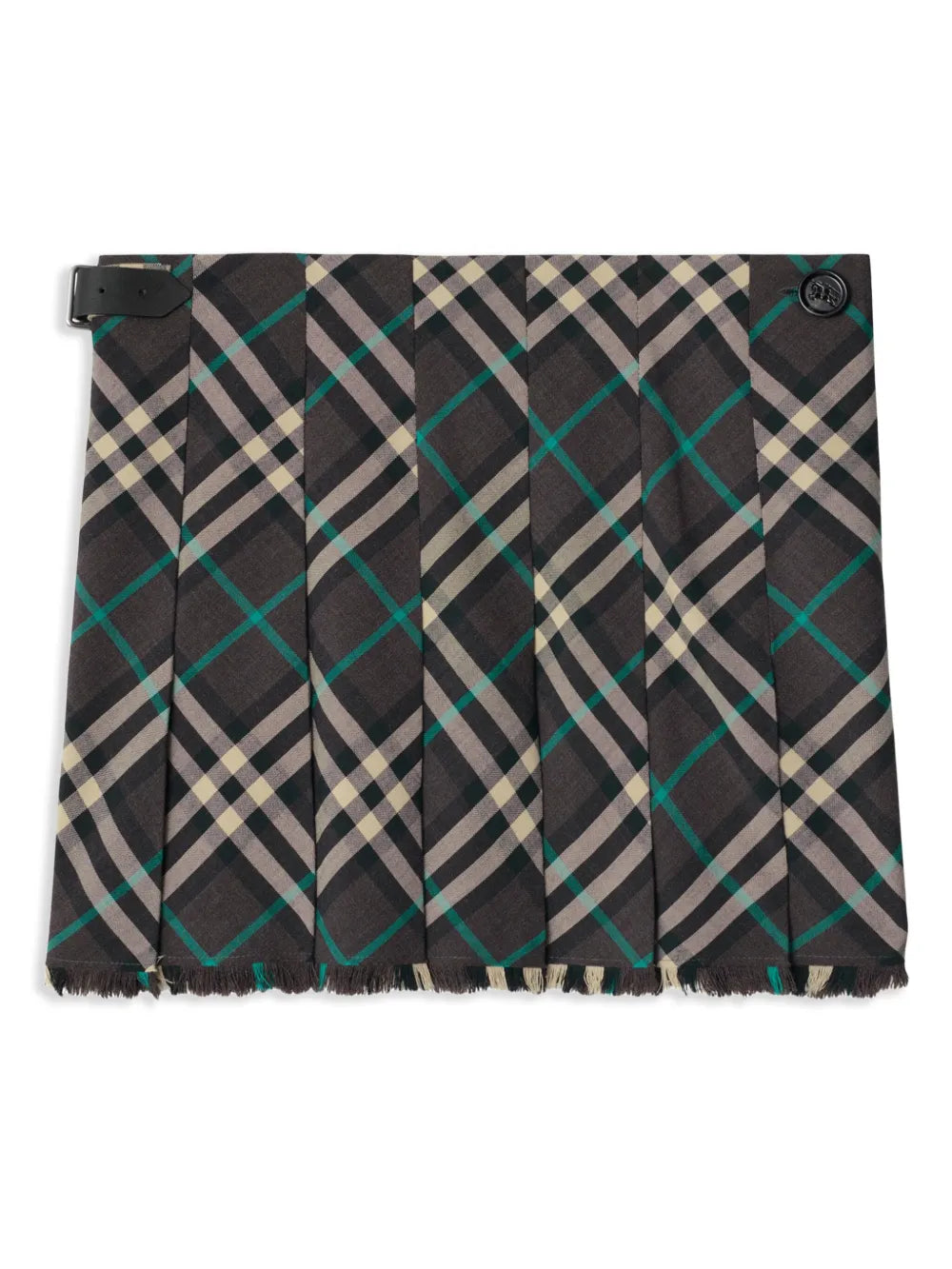 Burberry check-pattern mini skirt