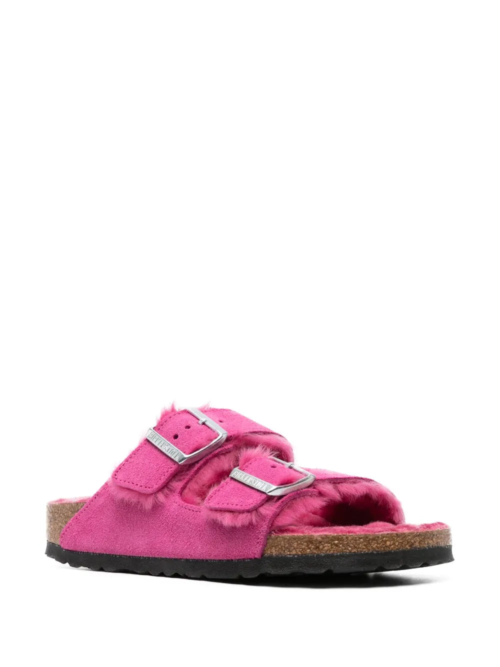 Birkenstock  Arizona Shearling "Fuchsia Tulip"