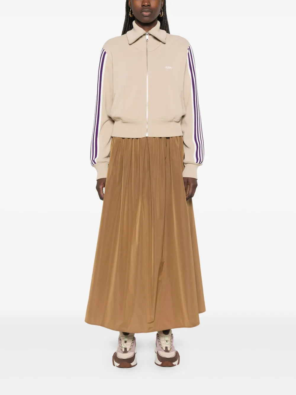 Autry  knitted zip-up sweatshirt