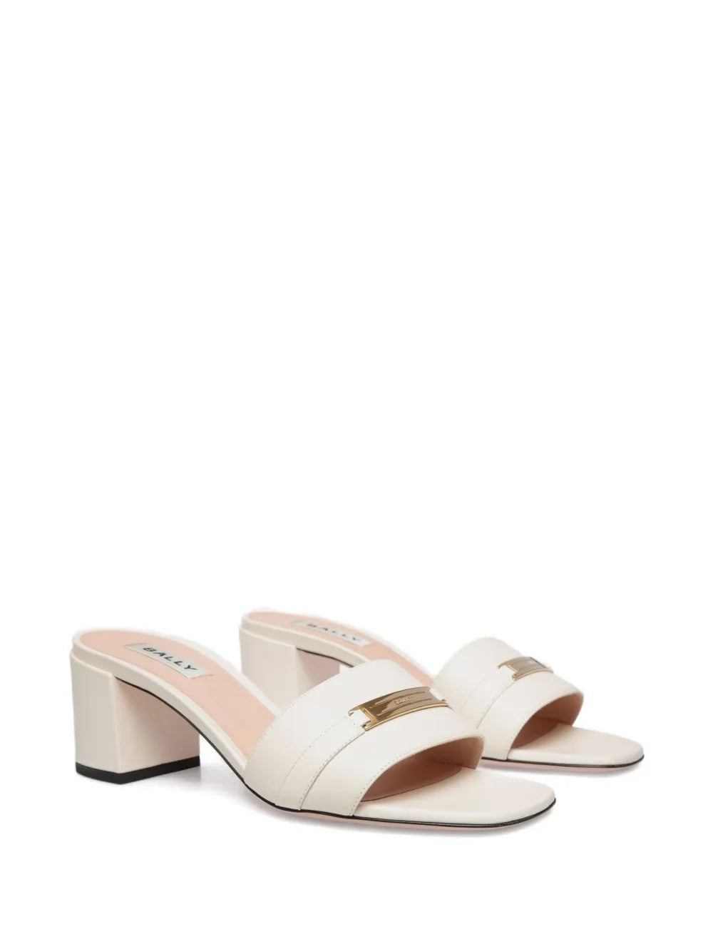 Bally  55mm Deco plaque-embellished block-heel sandals