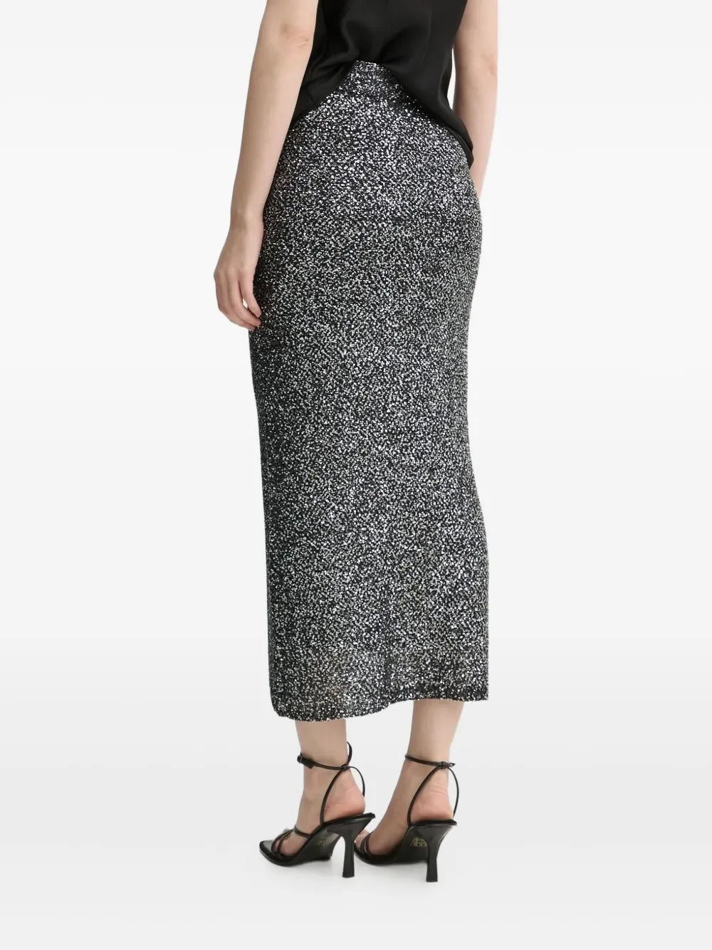 A.L.C.  lurex-knit midi skirt