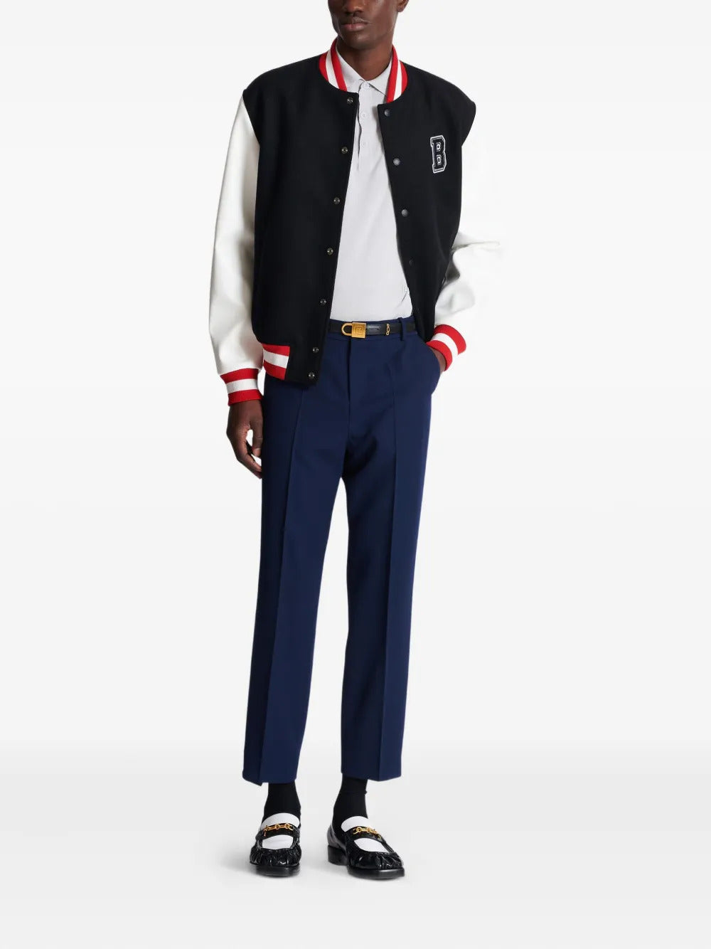 Balmain  tailored wool trousers