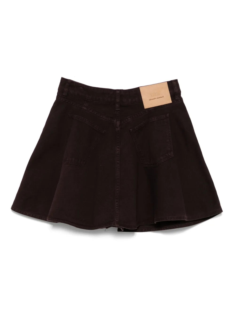 AMI Paris  flared mini skirt