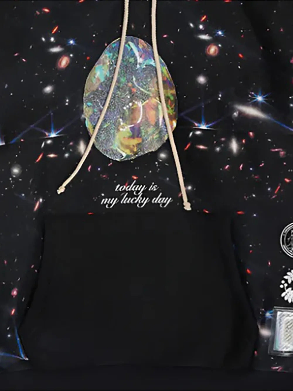 Advisory Board Crystals  Birthstone October galaxy-print pullover hoodie