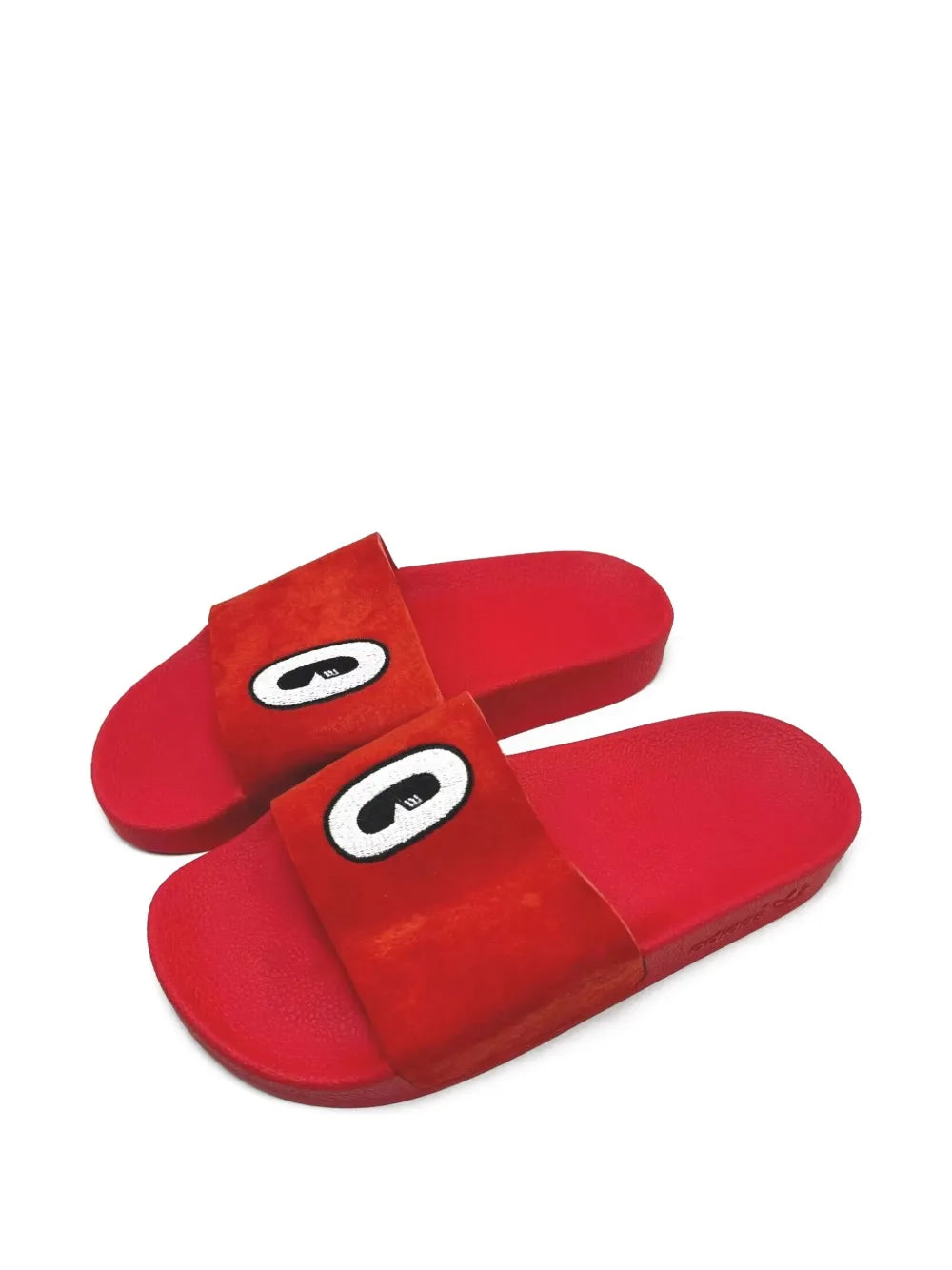 adidas  x Hattie Stewart Adilette "Red/White/Core Black" slides