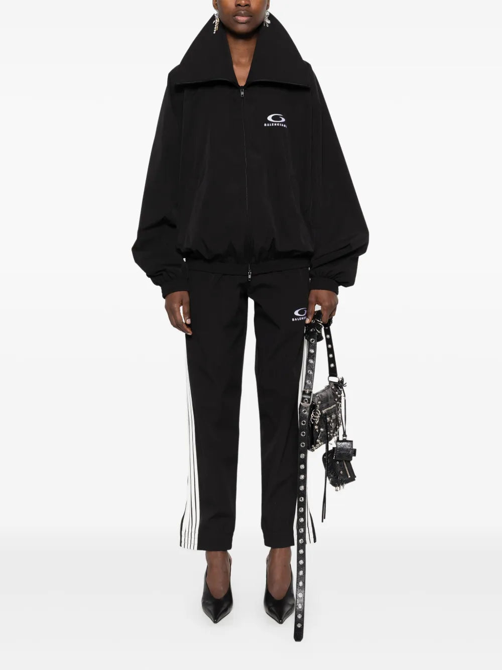 Balenciaga  logo-embroidered track pants