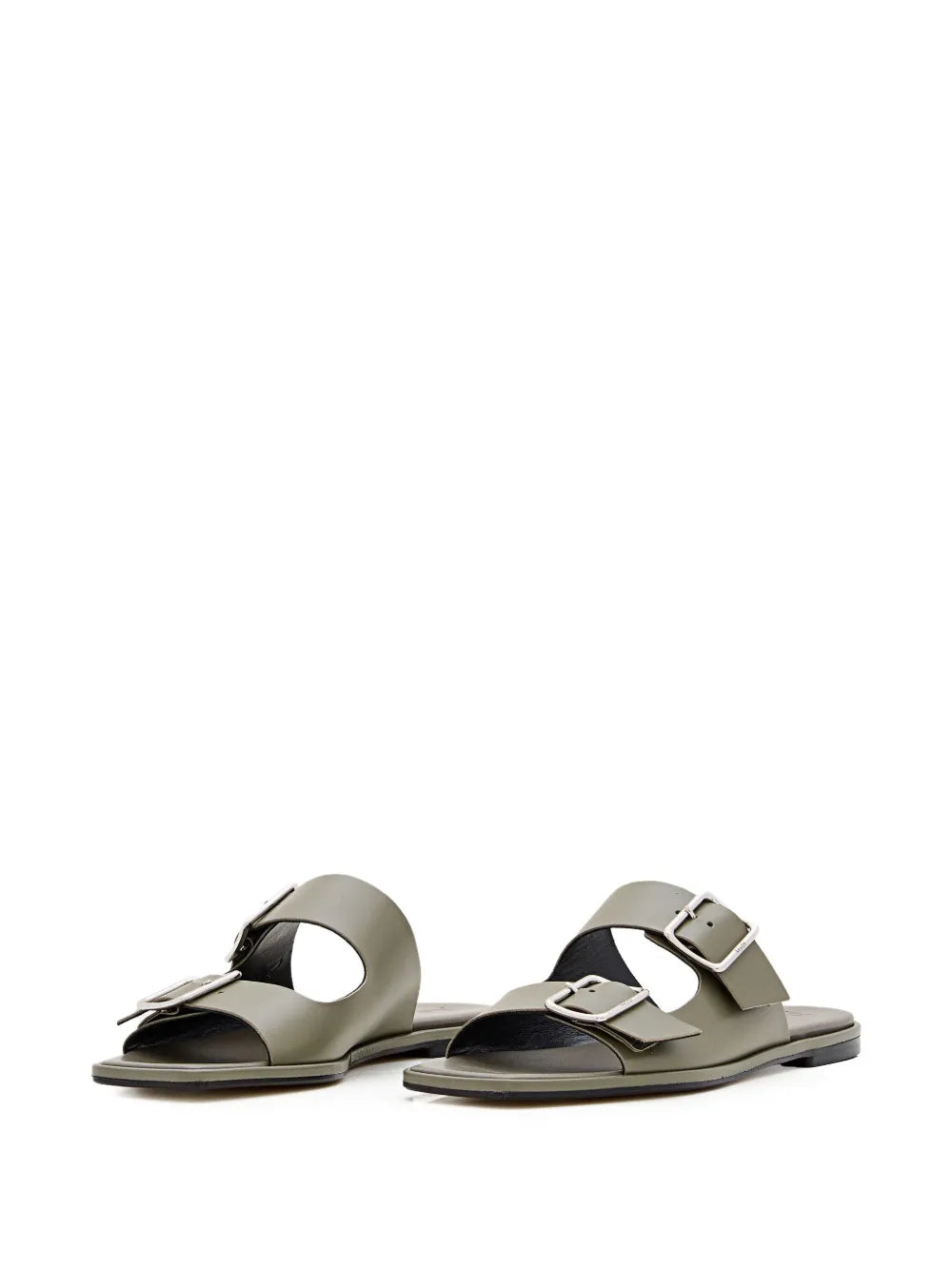 Aeyde leather slides