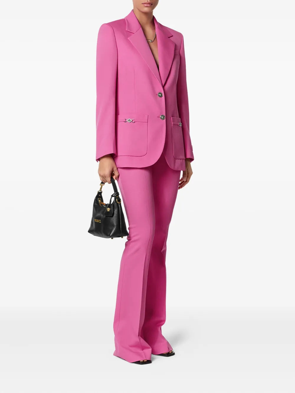 Versace  flared tailored trousers