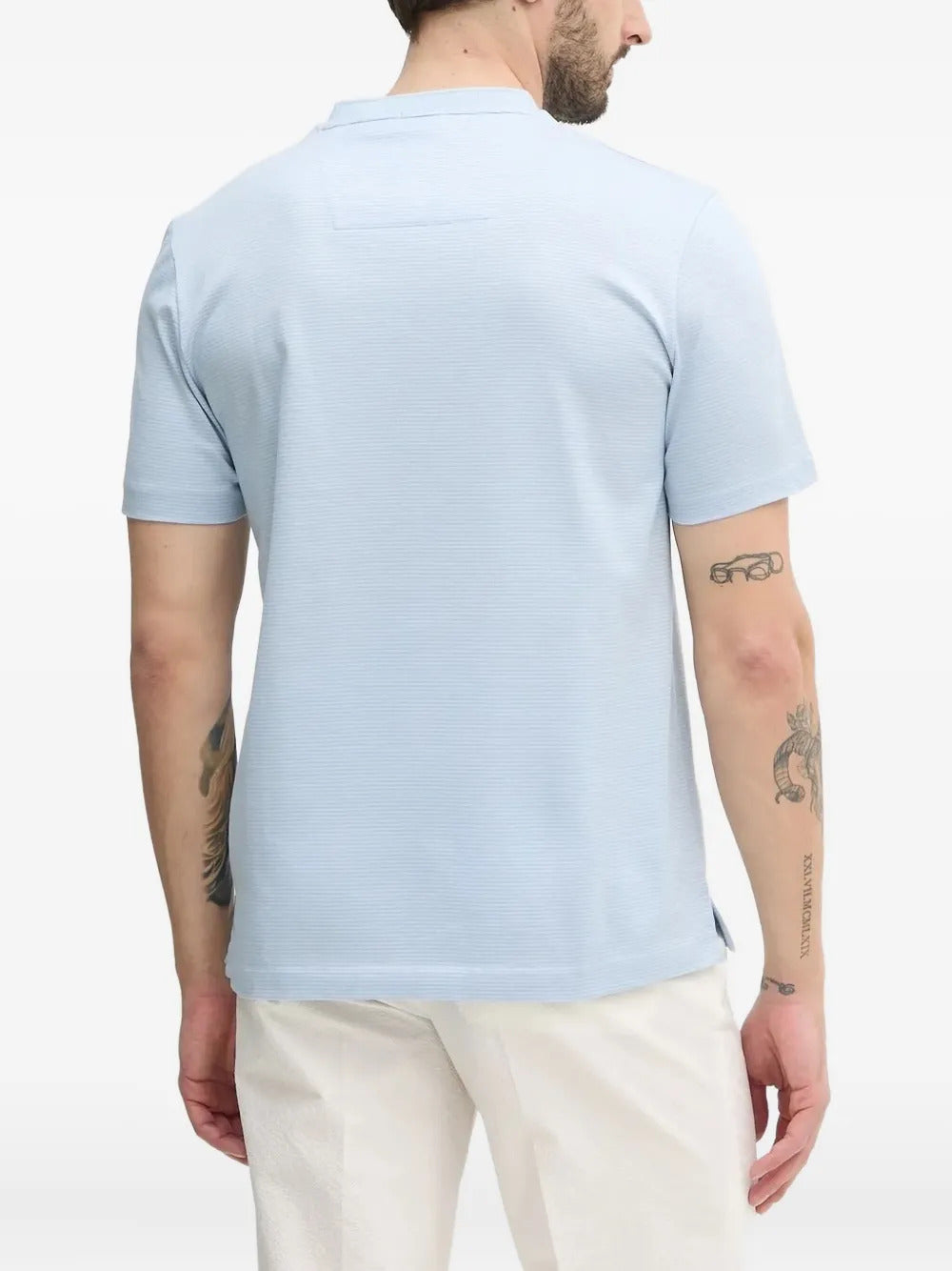 BOSS  textured crew-neck t-shirt