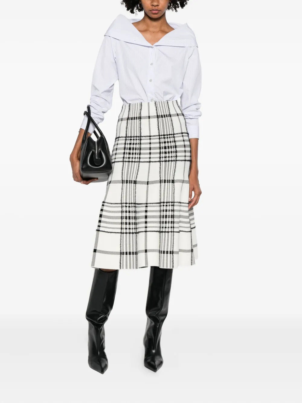 Brandon Maxwell Rory knit skirt