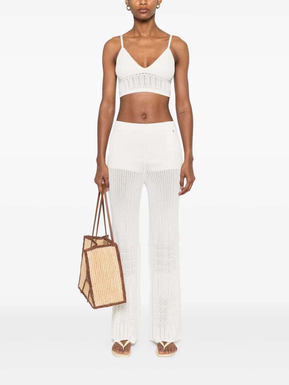 BOSS embroidered trousers - Image 4