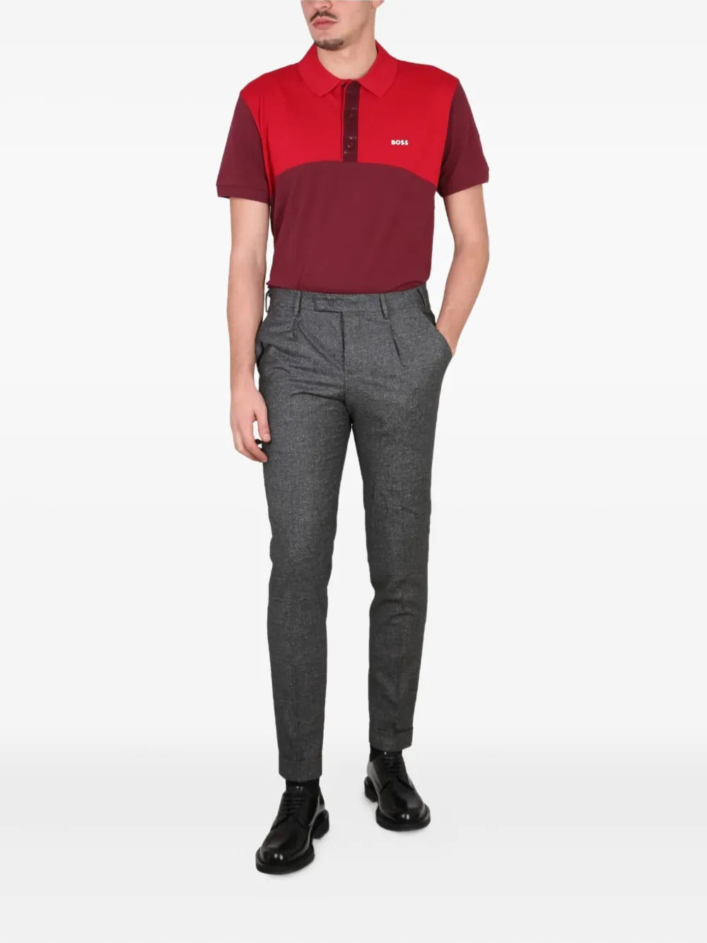BOSS cotton polo shirt
