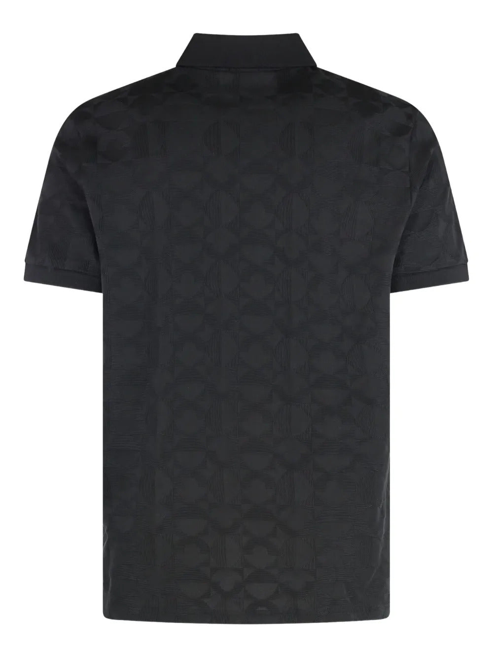 BOSS  patterned-jacquard polo shirt