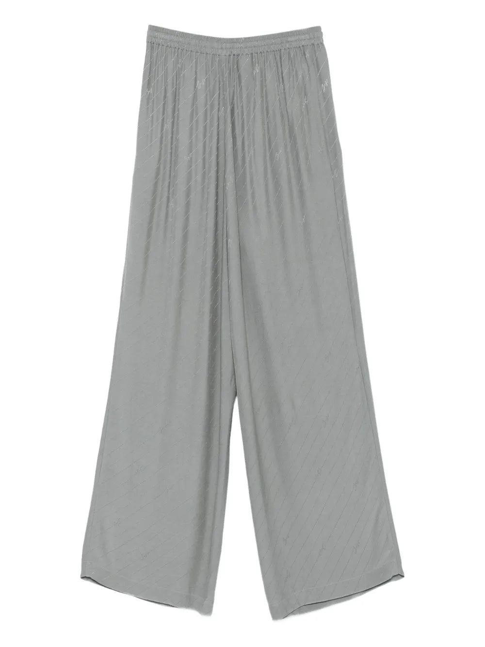 BOSS logo-patterned drawstring trousers