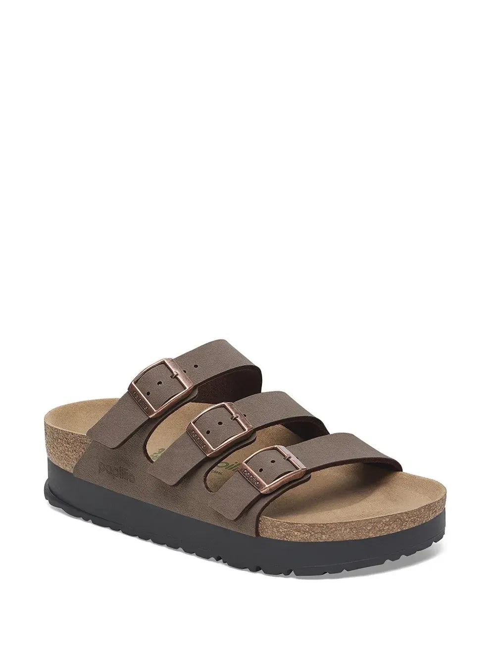Birkenstock Florida triple-buckle platform slides