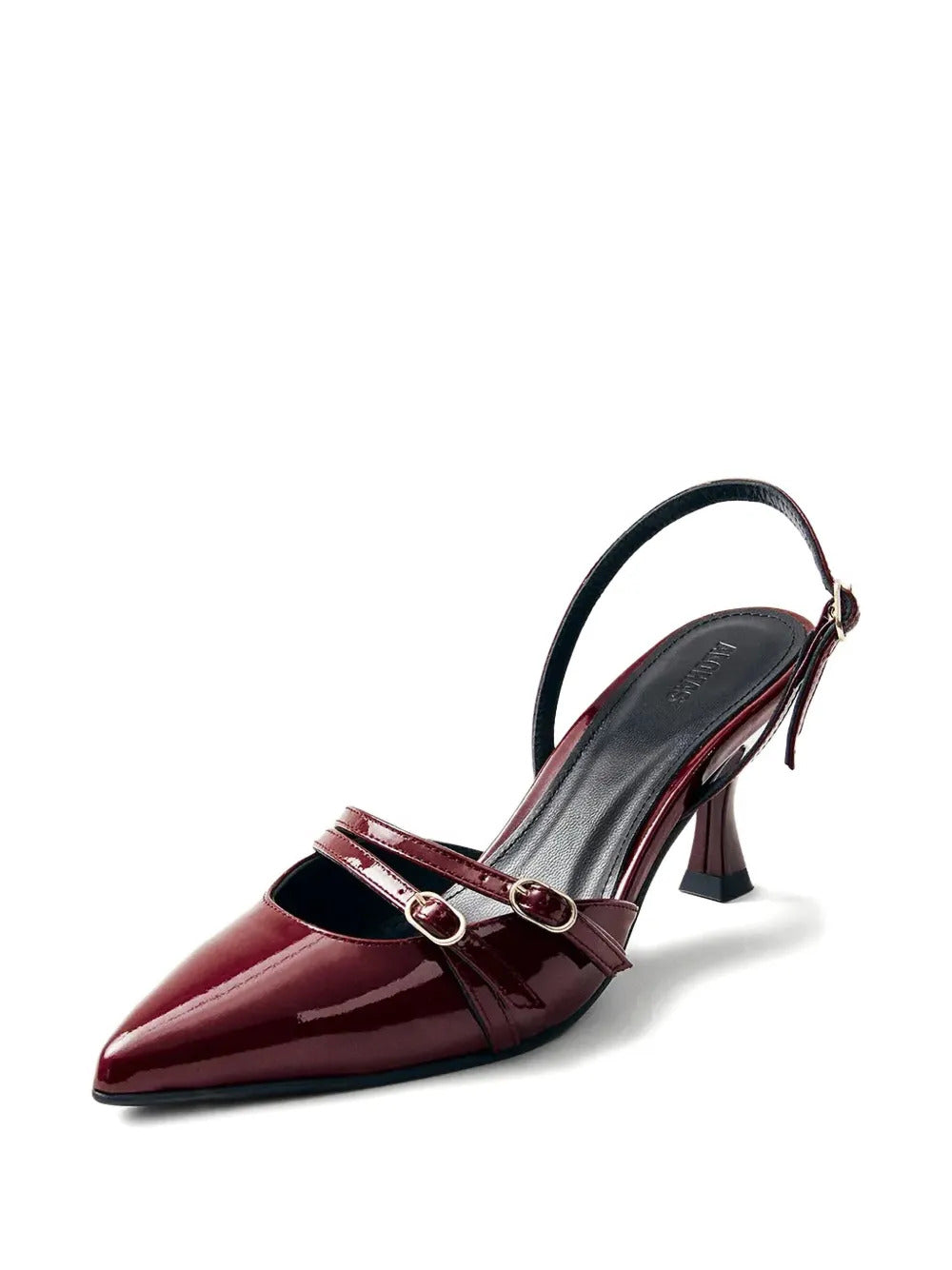 ALOHAS  75mm leather heeled pumps