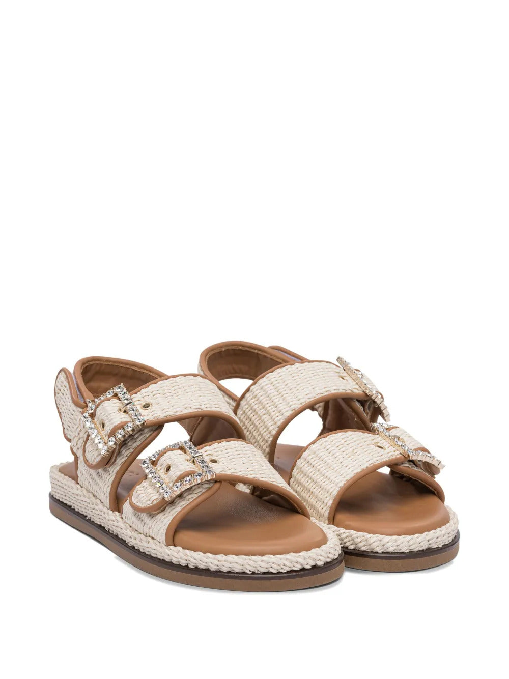 ALIBI  buckle-embellished flat sandals