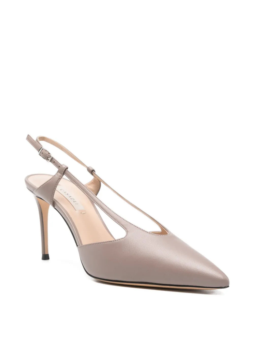 Casadei  80mm pointed slingback pumps