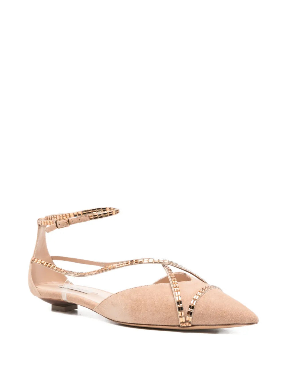 Casadei  pointed-toe flat pumps