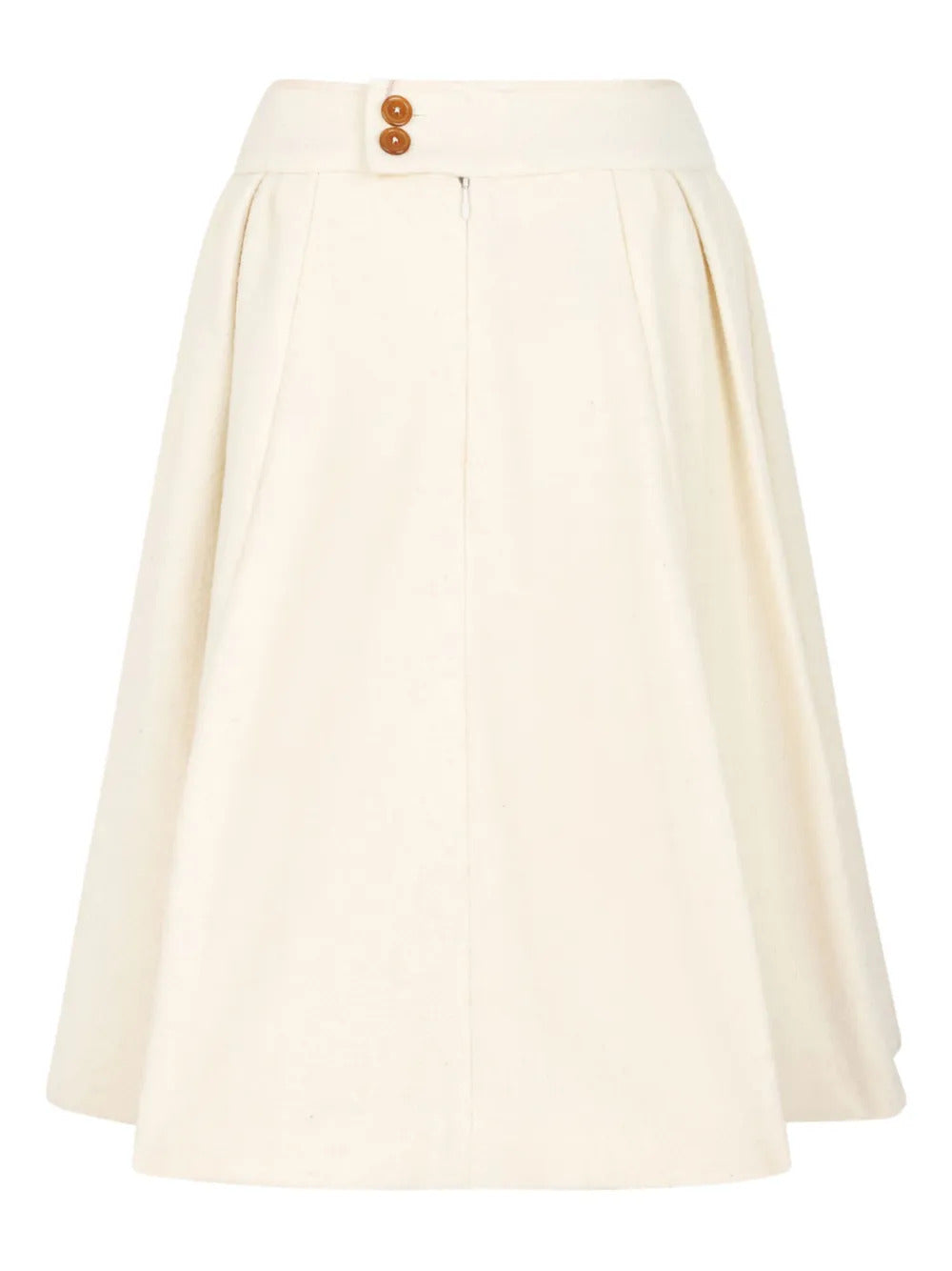 Vivienne Westwood  button pleated skirt