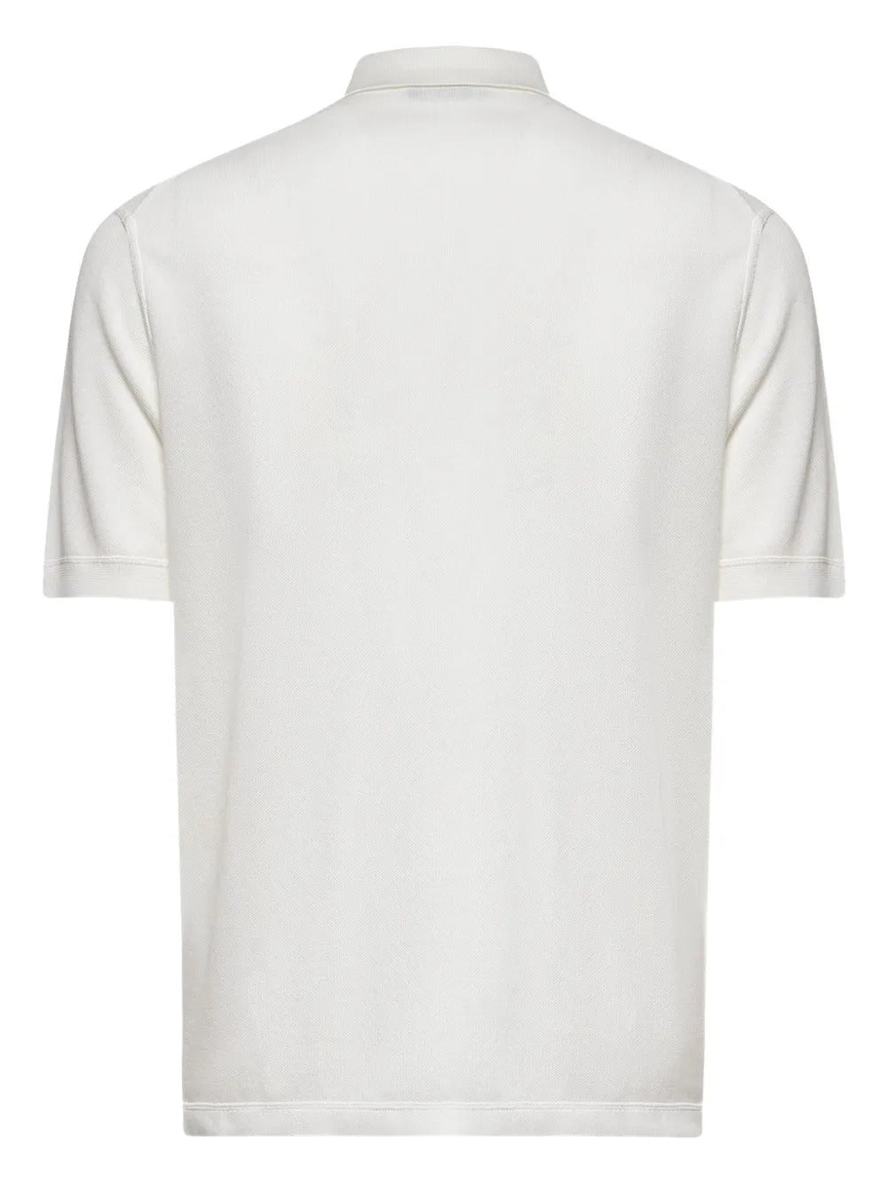 Zegna  three-button ribbed polo shirt