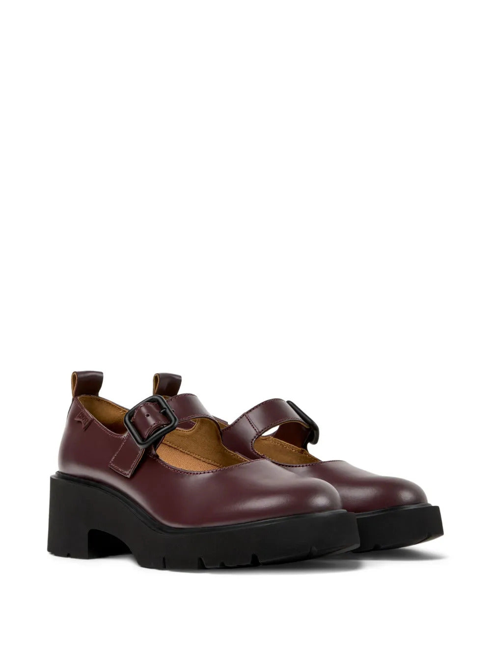Camper  54mm Milah buckle-strap platform pumps