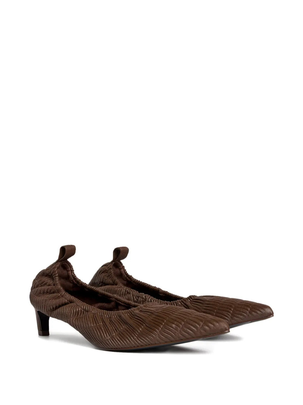 12 STOREEZ  40mm leather pumps